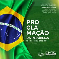 Em 15 de novembro de 1889, Marechal Deodoro da Fonseca promoveu a Proclamação da República do Brasil, pondo fim ao período imperial e instaurando no país um novo sistema de governo  a República Federativa.