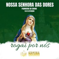 Hoje, 15 de Setembro feriado Municipal em alusão ao dia da Padroeira da Cidade de Natuba Nossa Senhora das Dores.