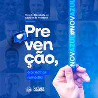 Novembro azul é o mês mundial de combate ao Câncer de Próstata.