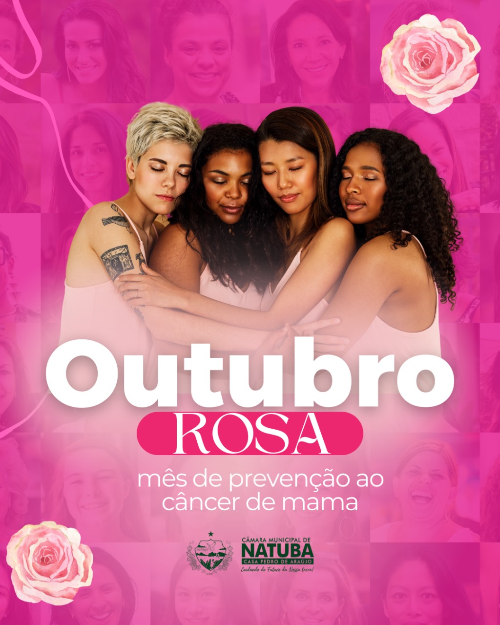 O Outubro Rosa é um movimento internacional que visa ao estímulo à luta contra o câncer de mama.