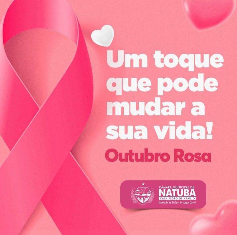 Outubro Rosa! Mês de conscientização sobre o câncer de mama!!